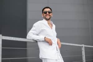 chemise en lin homme tendance